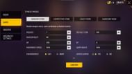 Select the desired options (Image via Garena)